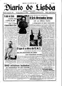 Domingo, 31 de Agosto de 1952 (1ª edição)