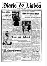 Domingo, 31 de Agosto de 1952 (2ª edição)