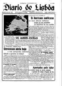 Segunda,  1 de Setembro de 1952 (1ª edição)