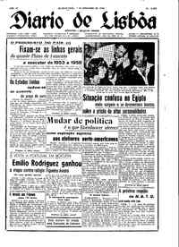 Quarta,  3 de Setembro de 1952 (1ª edição)