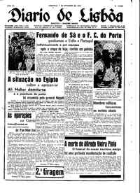 Domingo,  7 de Setembro de 1952 (2ª edição)