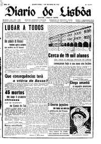 Quarta,  1 de Outubro de 1952