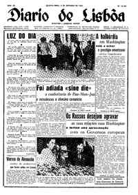 Quarta,  8 de Outubro de 1952