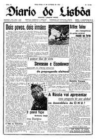 Terça, 21 de Outubro de 1952