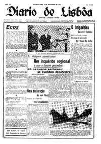 Segunda,  3 de Novembro de 1952