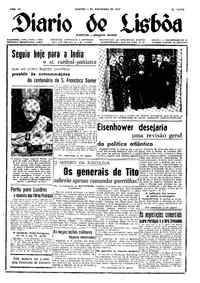 Sábado,  8 de Novembro de 1952 (2ª edição)