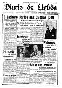 Domingo,  9 de Novembro de 1952