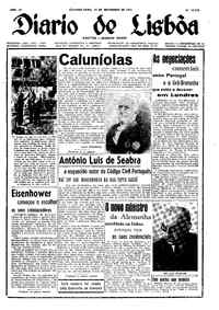 Segunda, 10 de Novembro de 1952 (2ª edição)