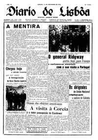 Sábado, 15 de Novembro de 1952