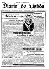 Terça, 25 de Novembro de 1952