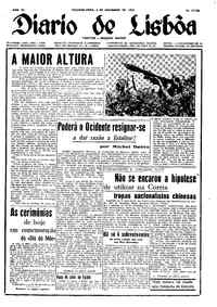 Segunda,  8 de Dezembro de 1952 (1ª edição)