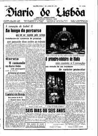 Segunda,  1 de Junho de 1953