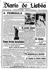 Sexta,  2 de Outubro de 1953 (1ª edição)