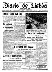 Sexta,  9 de Outubro de 1953