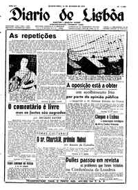 Quarta, 21 de Outubro de 1953 (2ª edição)