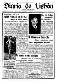 Quarta, 28 de Outubro de 1953