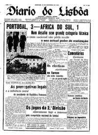 Domingo, 22 de Novembro de 1953 (2ª edição)