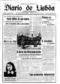 Quarta,  2 de Dezembro de 1953