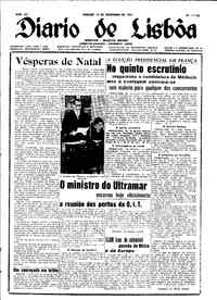 Sábado, 19 de Dezembro de 1953