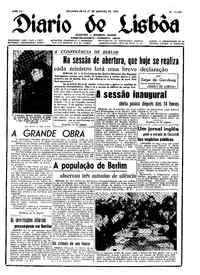 Segunda, 25 de Janeiro de 1954