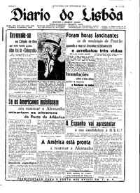 Sexta,  3 de Setembro de 1954 (1ª edição)