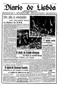 Quinta, 28 de Outubro de 1954