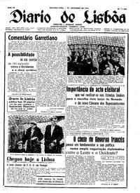 Segunda,  1 de Novembro de 1954