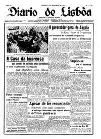 Sábado, 27 de Novembro de 1954