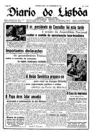 Segunda,  6 de Dezembro de 1954 (2ª edição)