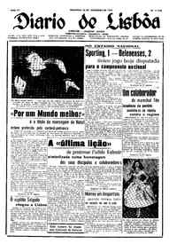 Domingo, 26 de Dezembro de 1954