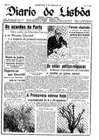 Segunda, 21 de Março de 1955