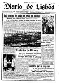 Domingo,  3 de Abril de 1955 (1ª edição)