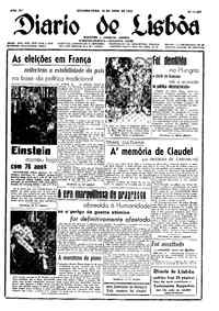 Segunda, 18 de Abril de 1955