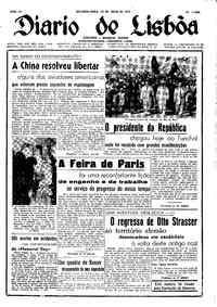 Segunda, 30 de Maio de 1955 (1ª edição)