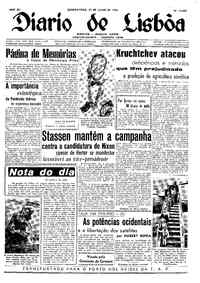 Quarta, 25 de Julho de 1956 (1ª edição)