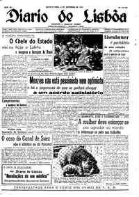 Quinta,  6 de Setembro de 1956 (1ª edição)