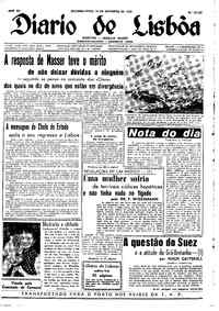 Segunda, 10 de Setembro de 1956 (1ª edição)