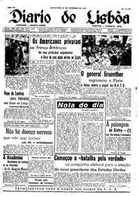 Sexta, 21 de Setembro de 1956