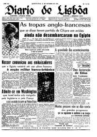 Quarta, 31 de Outubro de 1956 (2ª edição)