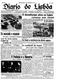 Segunda,  5 de Novembro de 1956 (1ª edição)