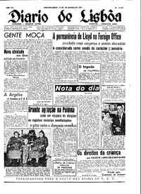 Segunda, 14 de Janeiro de 1957