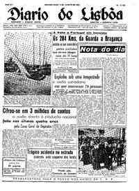 Segunda, 12 de Agosto de 1957 (1ª edição)