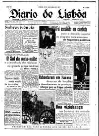 Sábado,  9 de Novembro de 1957 (1ª edição)