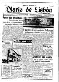 Sábado, 16 de Novembro de 1957 (1ª edição)