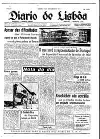 Sábado, 16 de Novembro de 1957 (2ª edição)