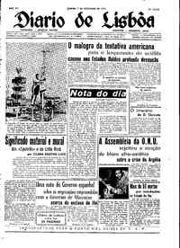 Sábado,  7 de Dezembro de 1957 (1ª edição)