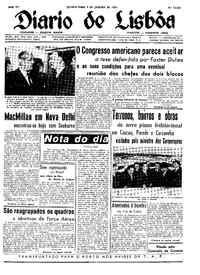 Quinta,  9 de Janeiro de 1958 (1ª edição)