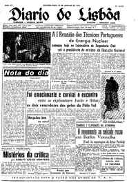 Segunda, 20 de Janeiro de 1958