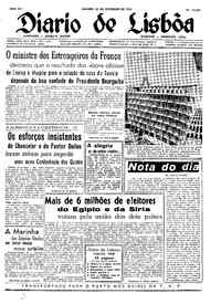 Sábado, 22 de Fevereiro de 1958 (1ª edição)