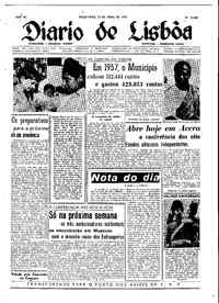 Terça, 15 de Abril de 1958